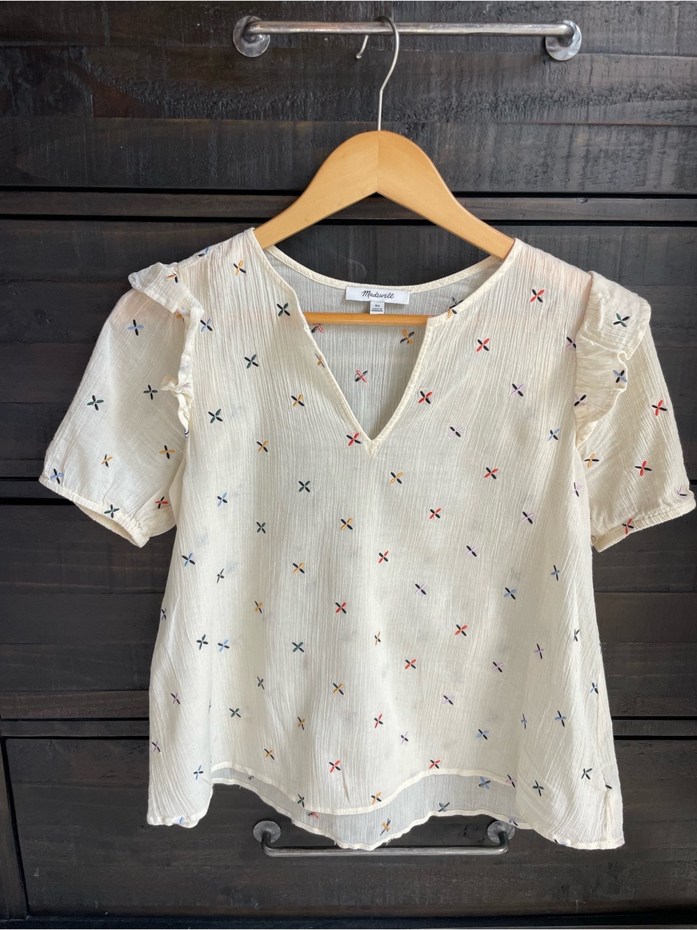 Madewell Embroidered Gazebo Top - Picture 4 of 8